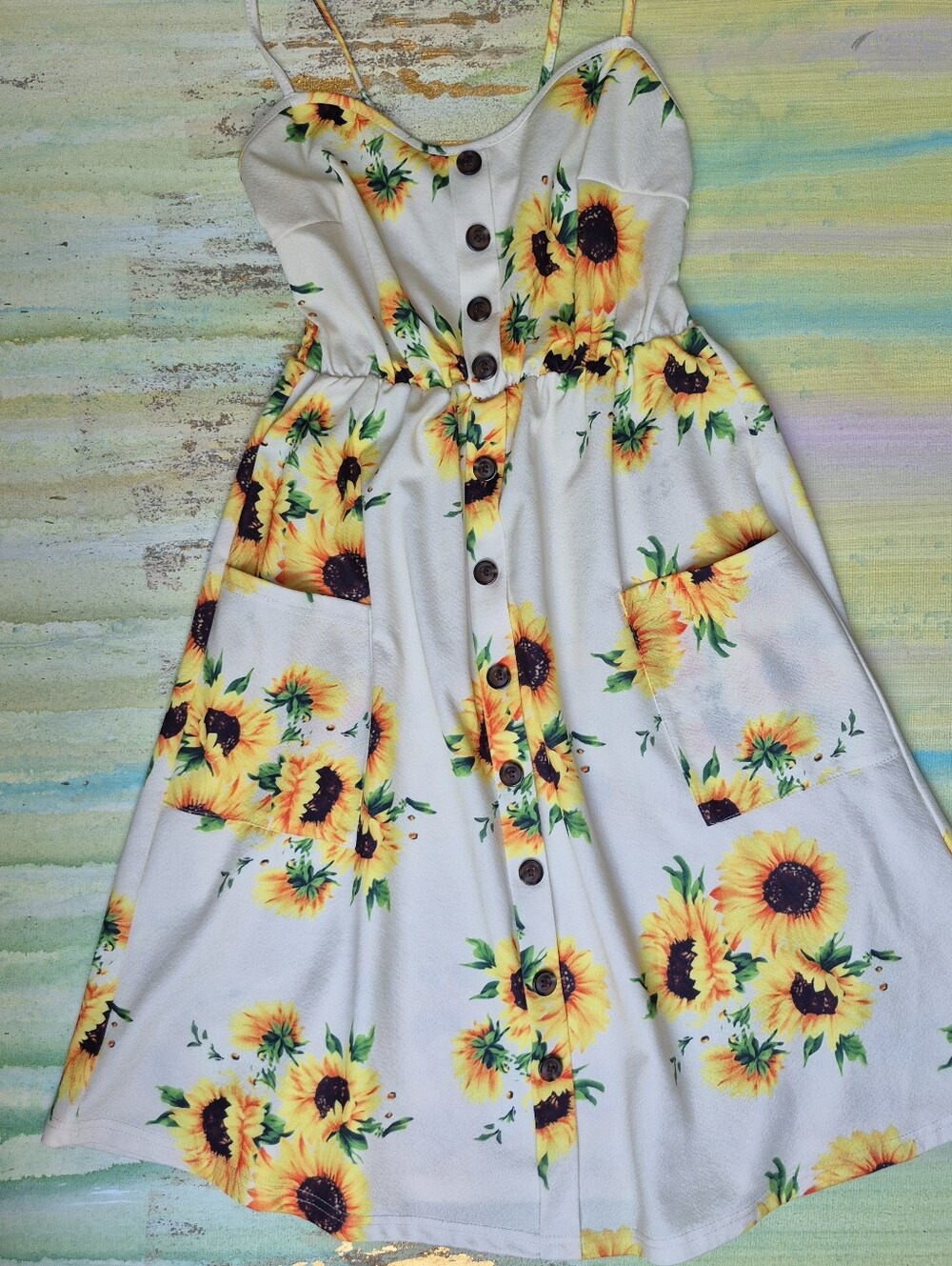 Sunflower Sun Dress Small